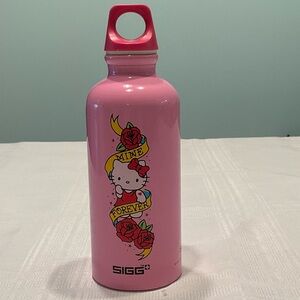 Hello Kitty Sanrio Pink Metal Water Bottle